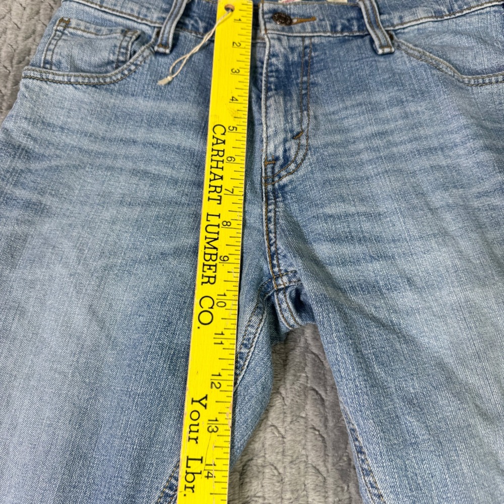 Signature Levi Strauss Mens 30x32 Bootcut Jeans Light Wash Denim 91505-0061 - Picture 7 of 11